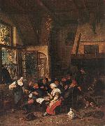 DUSART, Cornelis Tavern Scene sdf oil painting reproduction